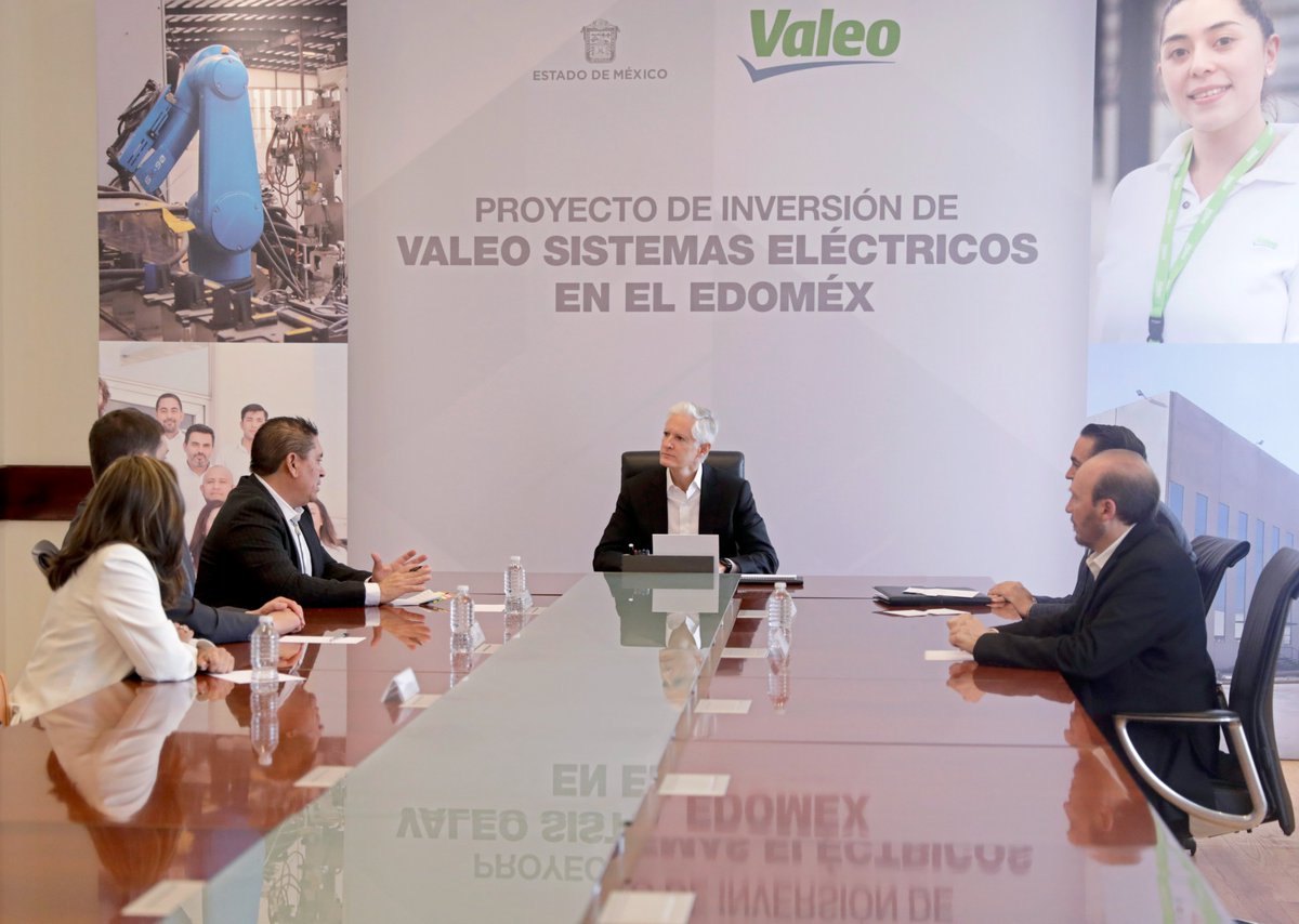 Hoy los directivos de <a href="/Valeo_Group/">Valeo Group</a>, líder global en la fabricación de piezas automotrices, nos informaron que expandirán su industria en nuestro estado con una nueva planta de producción en #Lerma.