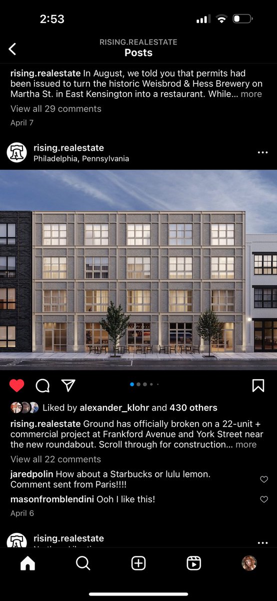 sometimes_terri's tweet photo. My favorite Instagram account is this guy who comments on every post from this real estate account saying he heard they were gonna put in a Starbucks or a Lululemon https://t.co/uk3lCmrRzq