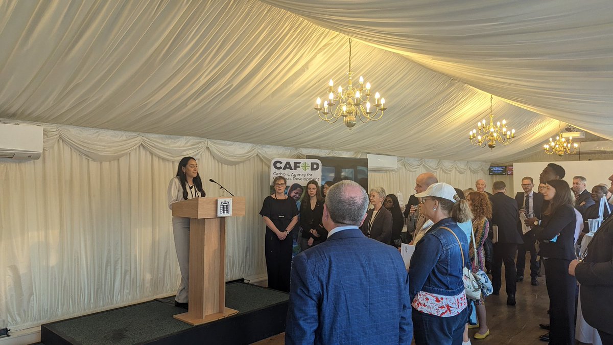 CAFOD's tweet photo. Ciara Biswas-Graham spoke on the power of young campaigners! 

'My journey with CAFOD started when I was 5 years old. They were a very active part of my childhood. This engagement with CAFOD sparked my engagement with campaigning, which young people do care about!' https://t.co/dfXdMzmGWX