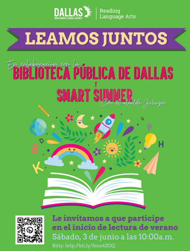 RT @DISD_Libraries: On June 3rd, Read for Me, see you there! @DISD_Libraries