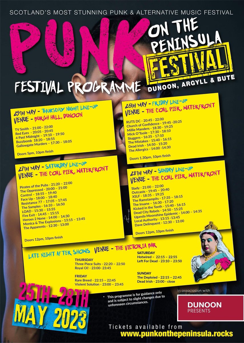 Next up Punk on the Peninsula Scotland #punkgigsscotland #punkgigsuk #dunoon #rebellionfestival #punksnotdead