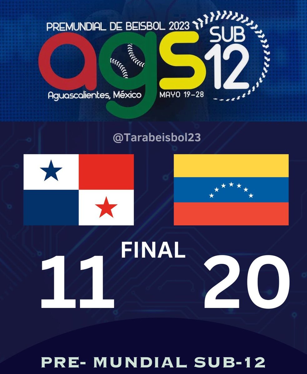 Ganó Venezuela ‼️
#PremundialU12