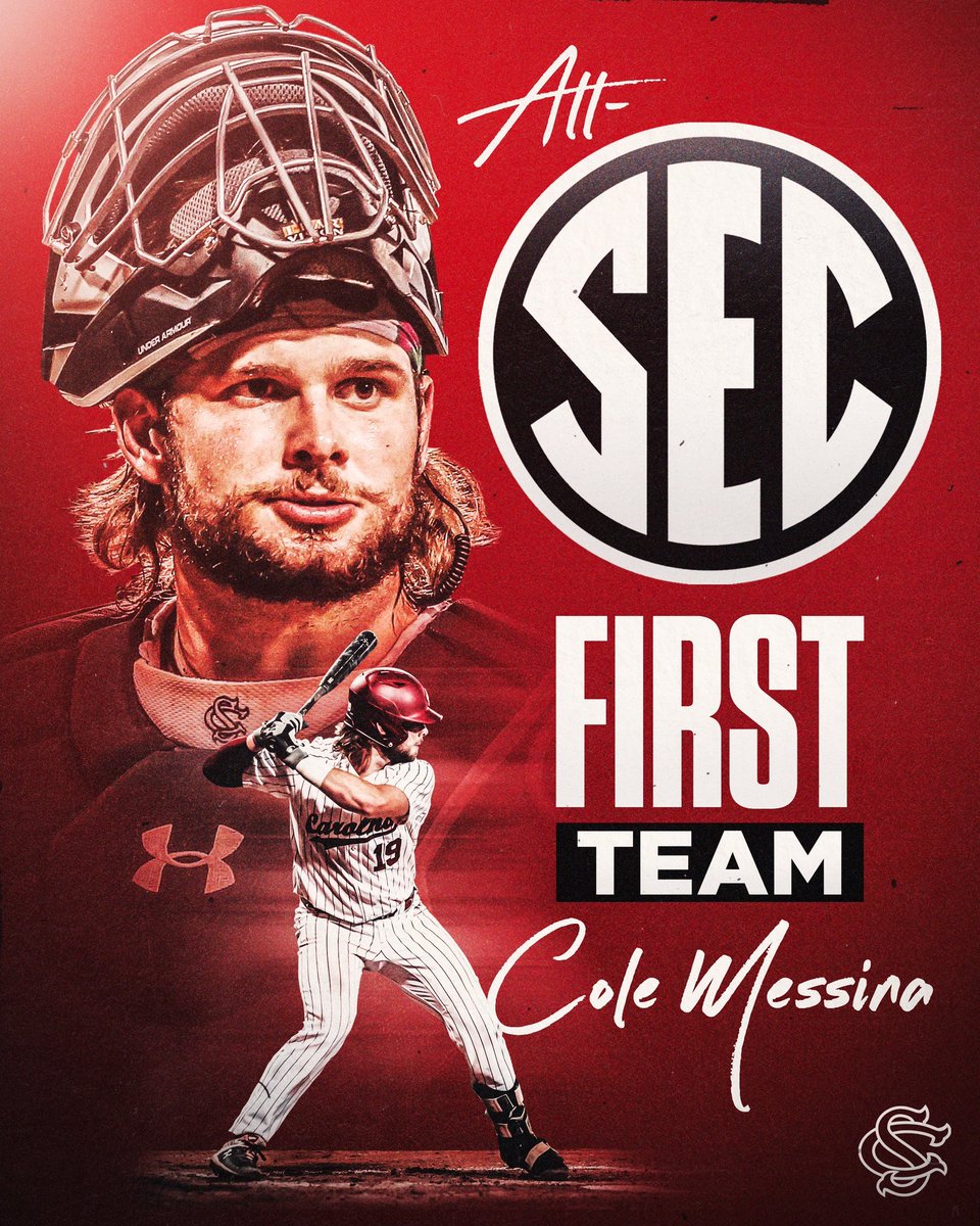 GamecockBSB's tweet photo. 🏆 𝗔𝗟𝗟-𝗦𝗘𝗖 𝗙𝗜𝗥𝗦𝗧 𝗧𝗘𝗔𝗠 🏆

Congrats to @cole_messina and @ethanpetry23, named to the All-SEC First Team!  Petry is also on the league’s All-Freshman team!!

#Gamecocks | #ForeverToThee https://t.co/0hSB3bWwp2
