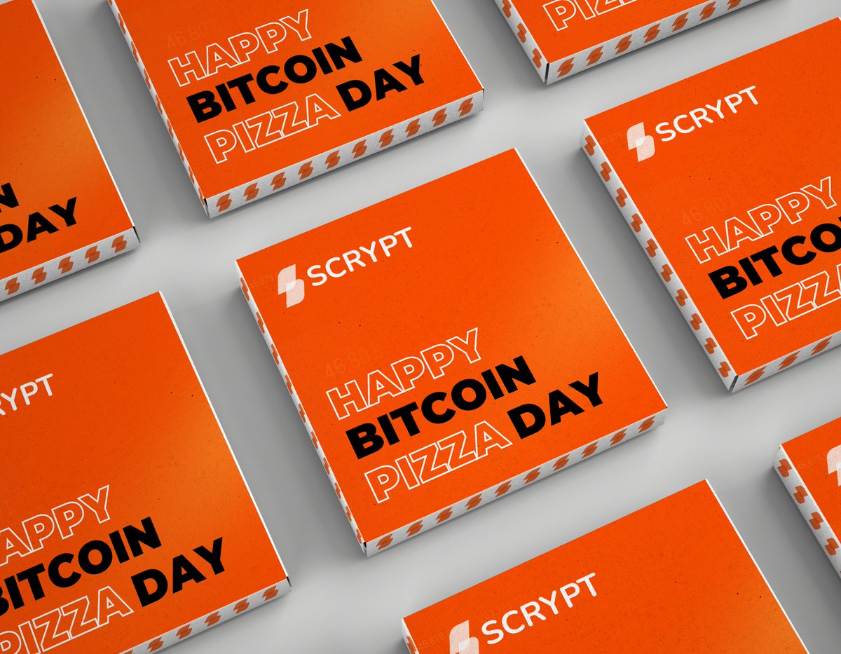 🍕Celebrating #BitcoinPizzaDay! Join SCRYPT in honouring the historic moment when Bitcoin bought two pizzas, igniting a revolution. 

Reflecting on the past, embracing the future of DeFi. Cheers to the pioneers and the evolving world of cryptocurrencies! #CryptoRevolution #SCRYPT