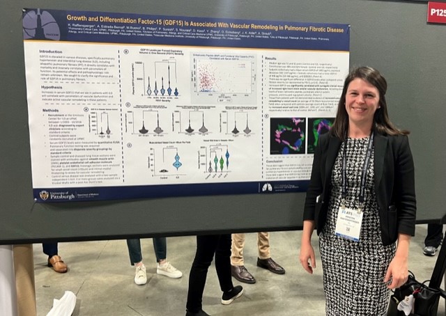 3rd Year <a href="/PACCSM/">PACCSM</a> Fellow &amp; <a href="/NIH/">NIH</a> T32 Post-Doctoral Scholar Dr. Kristen Raffensperger at #ATS2023 

Mentored by Dr. Oliver Eickelberg (<a href="/Eickelberg_MD/">Oliver</a>) and Dr. Adam Straub 

#ThisIsPACCSM #MedTwitter #PULMTwitter #RIS2023 <a href="/atscommunity/">American Thoracic Society (ATS)</a> <a href="/PittDeptofMed/">PittDeptofMed</a> <a href="/UPMCPhysicianEd/">UPMC Physician Resources</a> <a href="/atsearlycareer/">ATS Early Career</a>