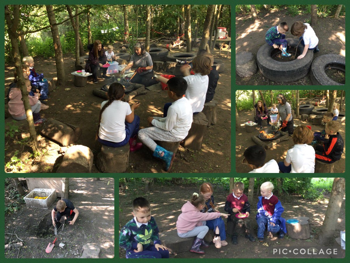 MrsICTJones's tweet photo. We’ve enjoyed a bostin’ half term of Monday After-School Clubs: all-weather frolicking and delicious campfire food in Forest School w/ Mrs Jones &amp; Mrs Banks; games with friends, puzzles and creative play in Construction w/ Mrs Joyce &amp; Mrs Rai… 1/2 @FibParkAcademy https://t.co/UPtyXOLu7H