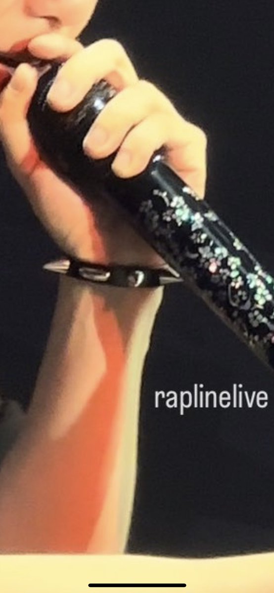 namginut's tweet photo. his goth little bracelet what the fuck https://t.co/Tx5ytNS5jN