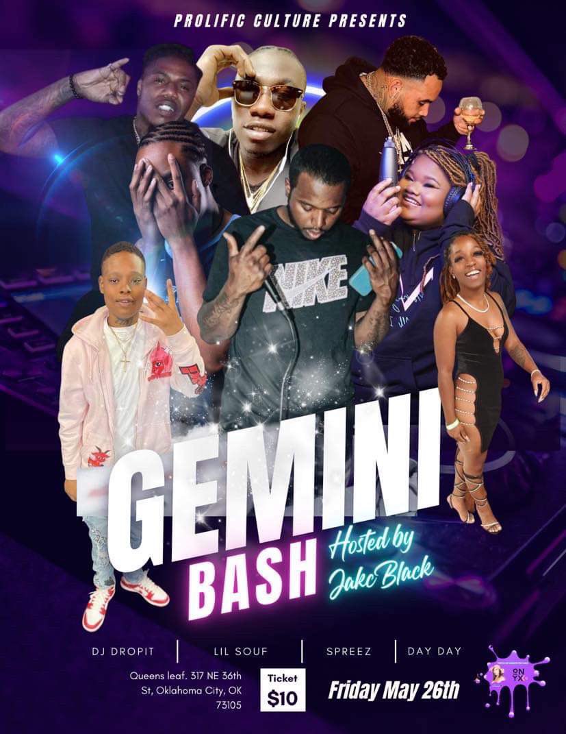 🚨🚨🚨Gemini Bash On May 26th At 9PM & I Will Be Performing 🚨🚨🚨

#artist #indieartist #liveperformance #performinglive #viral #fypシ #singer #originalsong #talent #newartist #rnbartist #monaynilla #lifeasanartist #songwriter #upcomingshow #gemini #geminiszn #birthdaybash