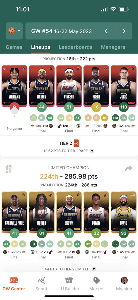 BigChungusCards's tweet photo. When life give you nuggets make more nuggets #jokicbetter #realmvp #nuggets #nfts #yeahmike #lethankyou @SorareNBA 
Sincerely, 
The worlds #1 jokic and Bruce brown fan https://t.co/Dr4yYFyGne
