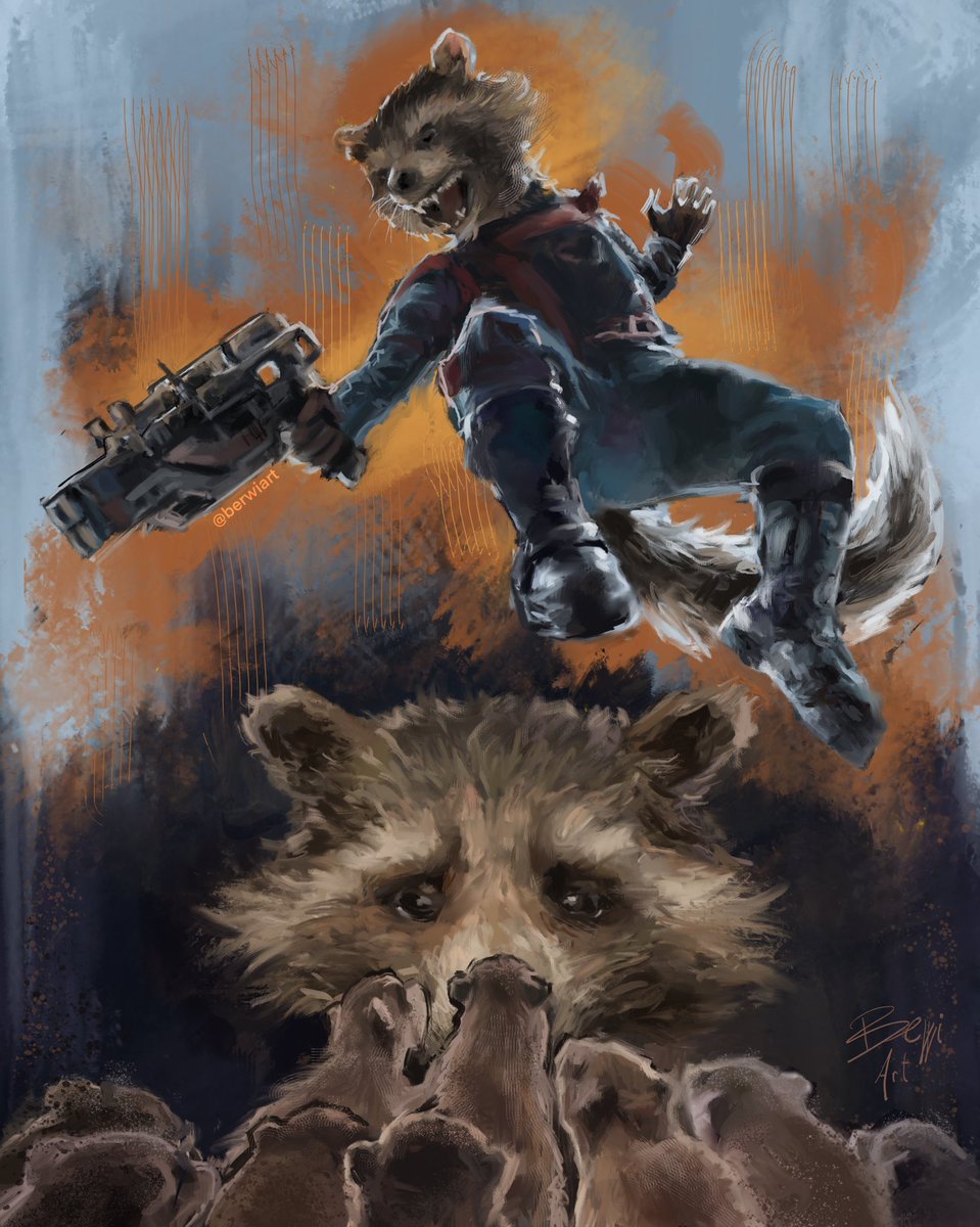 “Im Rocket, Rocket racoon” 🦝 

#guardiansofthegalaxy #guardiansofthegalaxyfanart #jamesgunn #starlord #rocketraccoon #gamora #chrispratt #zoesaldana #guardiansofthegalaxyvol3 #marvel