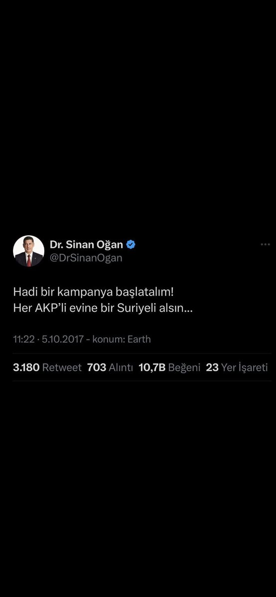 Soru 1 : Hala aynı fikirde misin ? 
Soru 2 : Bundan sonra Akp ye Akp diyecek misin ?

#SONDAKİKA 
Aliyev
MHP Genel Başkanlığı