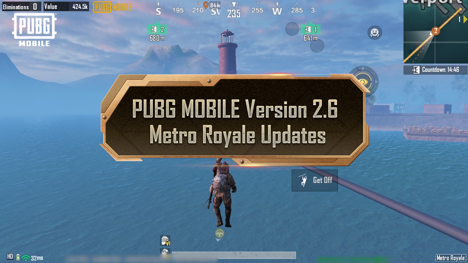 Notas de atualização do PUBG MOBILE 2.6