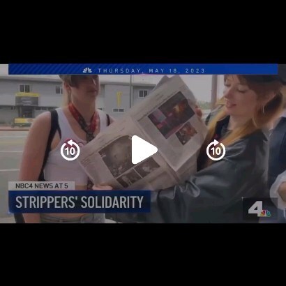 One of the better news clips from the past week! Thank you @nbcla for this comprehensive overview of our Union election win on Thursday!! Beautiful interviews given by @billy_rae_flyrus, @nessathewicked and <a href="/marian/">marian</a>._.solis !! 

We are still beaming from … instagr.am/reel/Csjm-uqp9…