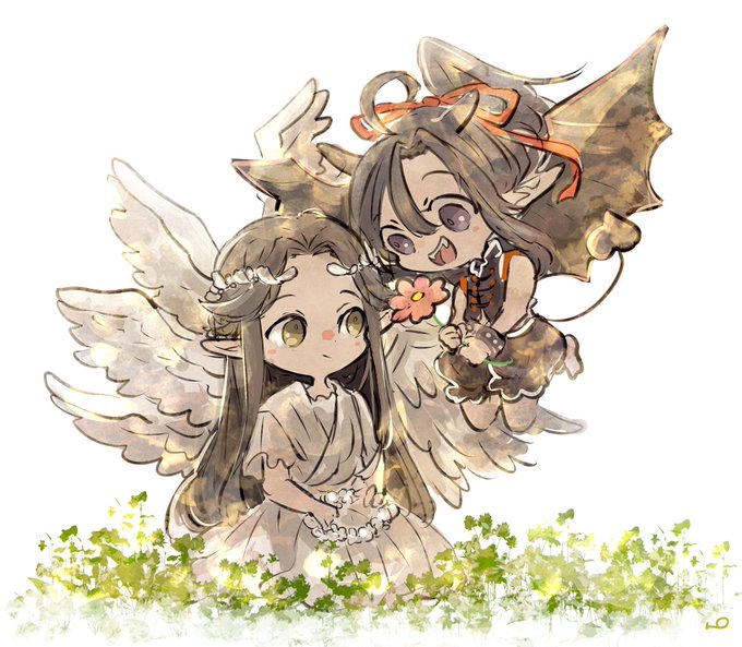 「2人の女性 天使と悪魔」のTwitter画像/イラスト(新着)