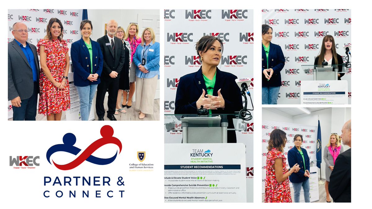 We are thrilled to announce the Partner &amp; Connect Mental Health Grant designed to recruit and place highly qualified mental health providers in 14 rural school districts in West KY. Thank you <a href="/LtGovColeman/">Lt. Governor Jacqueline Coleman</a> for stopping by <a href="/WKECKY/">WKEC</a> to help spread the good news! #MentalHealthMatters