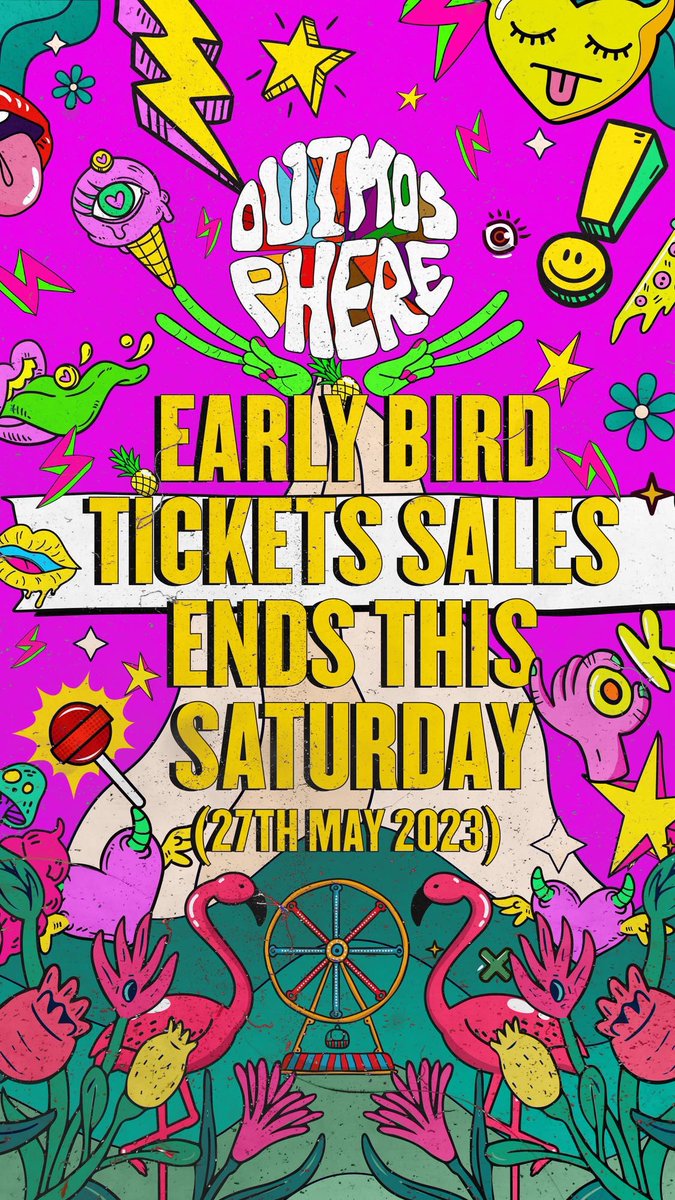 Outmosphere Early Bird Tickets are out get yours now before the early bird tickets run out here’s the link. ticketlake.com/event-detail/6…