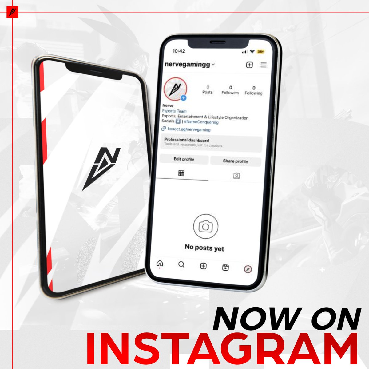 NerveGamingg's tweet photo. We are glad to announce that Nerve is now on Instagram, make sure to follow for daily bangers!

🔗 | https://t.co/1Cn6QVefNM
🔗 | https://t.co/1Cn6QVefNM
🔗 | https://t.co/1Cn6QVefNM

#NerveConquering https://t.co/gKQBaIl5k5