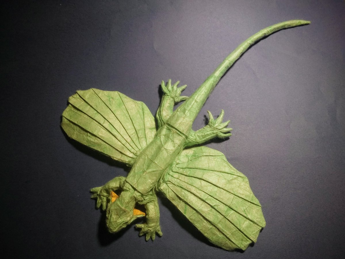 OrigamiPete on Twitter "Just winging it as I go along! Winged origami