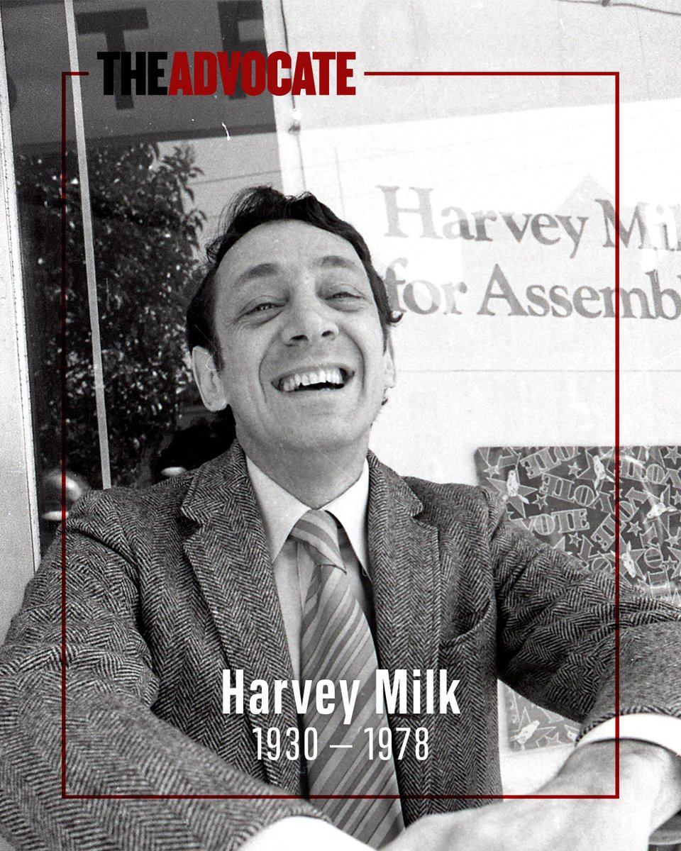 'Rights are won only by those who make their voices heard.'

Today we celebrate #HarveyMilkDay on what would have been the politician and activist's 93rd birthday.
