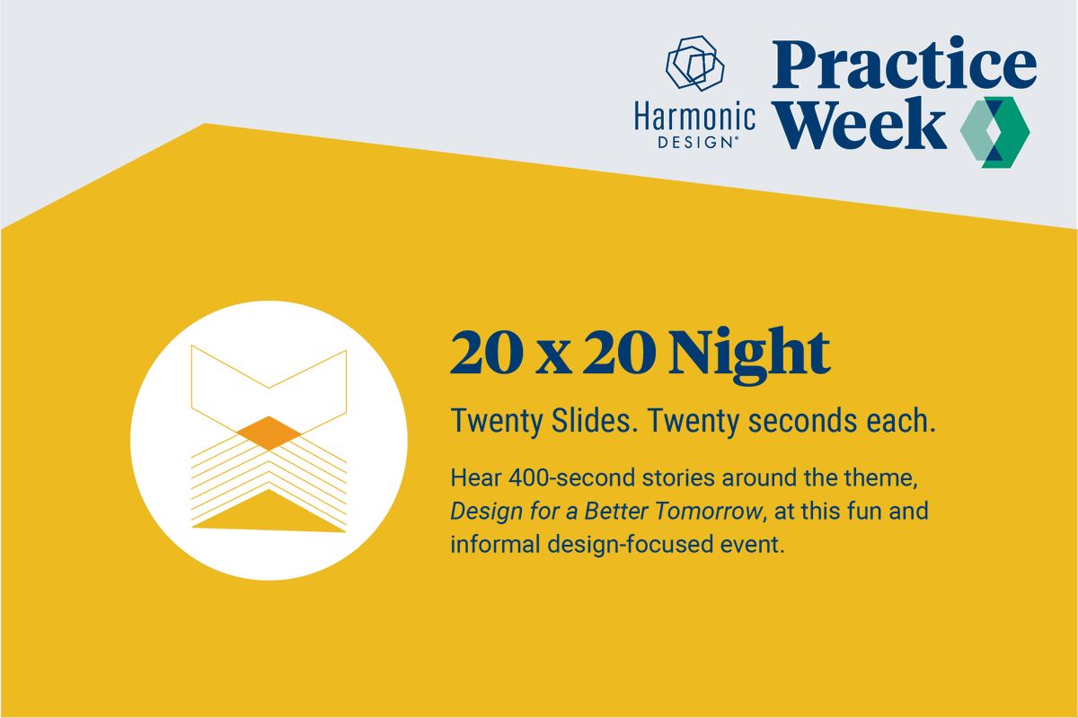thisisharmonic's tweet photo. #CallForPresenters📢Attention all designers, innovators, and storytellers! We're looking for presenters for our upcoming 20x20 night. If you have an idea to share, submit your presentation proposal by May 24 at https://t.co/pLRm9lu9Ig
#20x20night #HarmonicPracticeWeek https://t.co/jBU6iglFSo