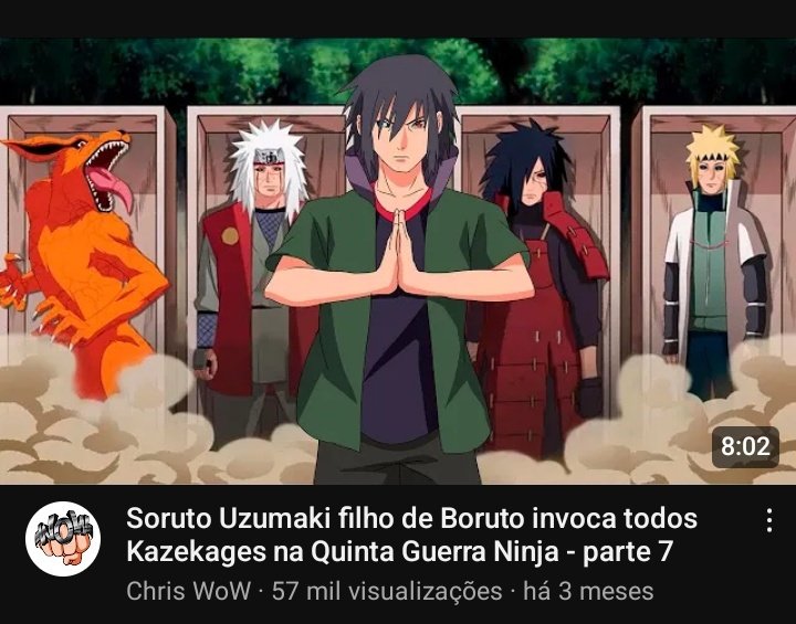 Haise 🍥 on X: Se o anime de Boruto voltasse com um modelo igual