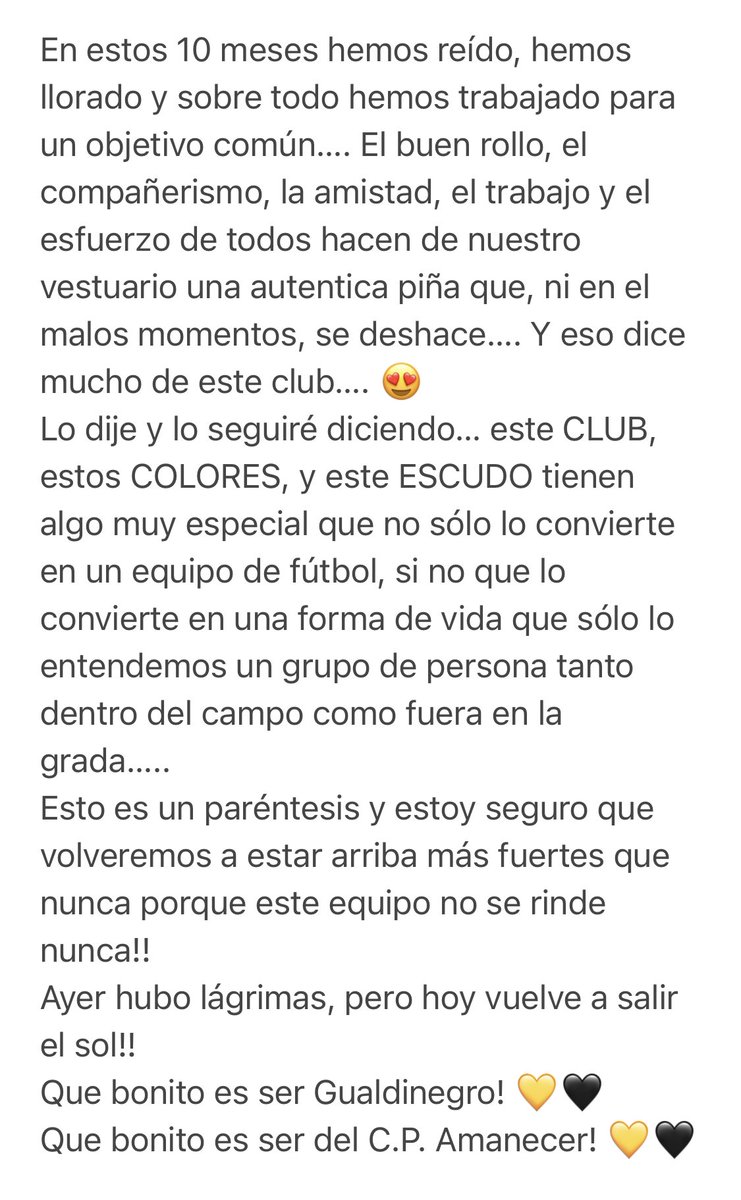 RickyGuerraG's tweet photo. Hoy vuelve a salir el sol!! @AmanecerCp ❤️⚽️💛🖤 https://t.co/wPpjvxXNLI