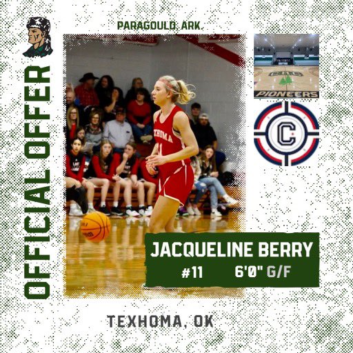 platinumWTX's tweet photo. They��re coming in now! Offer number 3 for ‘24 F Jaqueline Berry (@jq_berry11 ) from Crowleys Ridge College! ❤️💙🏀

@amyeb1111 @thewyattwheatly @CRCPioneerWBB @806hsscmedia https://t.co/SfPo538m4F