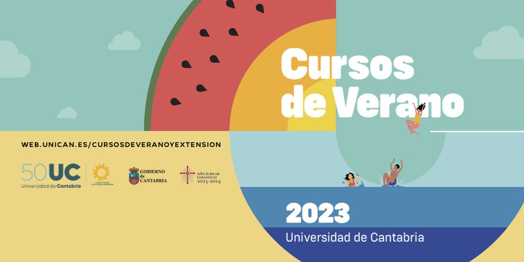 Cursos de Verano - @unican (@cursosveranouc) on Twitter photo CURSOS DE VERANO 🌞| ¡Aprovecha el verano e inscríbete en los <a href="/cursosveranouc/">Cursos de Verano UC - @unican</a> !
📚109 propuestas, entre monográficos y actividades formativas y culturales.
📍19 sedes.
¡Benefíciate de la matrícula anticipada!
ℹ️ Infórmate en: web.unican.es/cursosdeverano… CURSOS DE VERANO 🌞| ¡Aprovecha el verano e inscríbete en los <a href="/cursosveranouc/">Cursos de Verano UC - @unican</a> !
📚109 propuestas, entre monográficos y actividades formativas y culturales.
📍19 sedes.
¡Benefíciate de la matrícula anticipada!
ℹ️ Infórmate en: web.unican.es/cursosdeverano…
