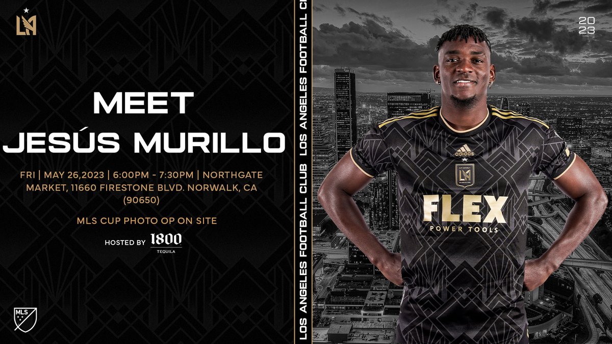 NorthgateGlzMrk's tweet image. Save the date @LAFC fans! Join us on May 24th and May 25th as we host a special meet-and-greet with #IlieSanchez and @Jesusdavidmuri2. Share your love for the game ⚽ and support the team! #NorthgateMarket #LAFC #MeetThePlayers