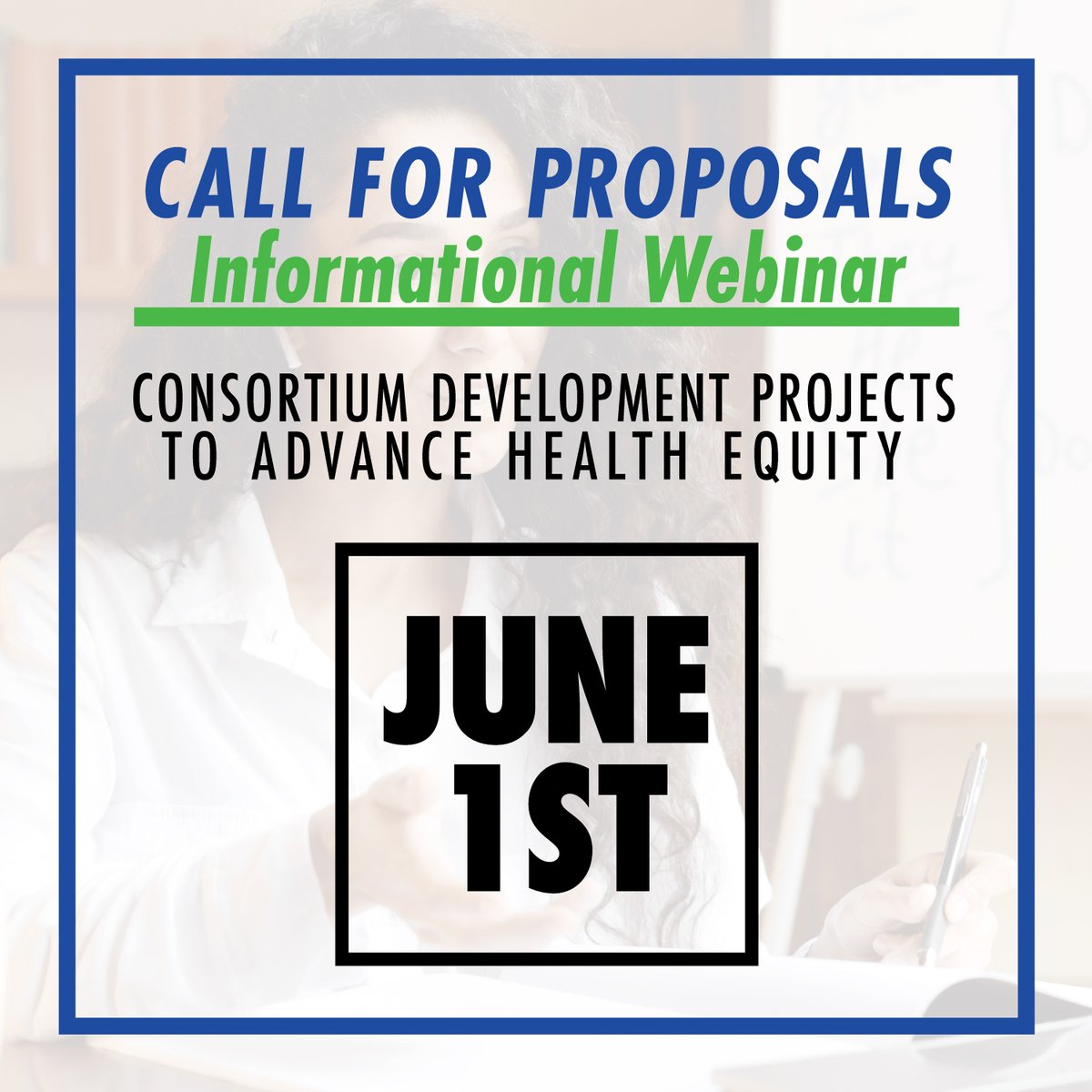 Interested in #FundingOpportunities for research using #AI / #ML to improve #HealthEquity?
Register for our free webinar on June 1 at 2 p.m. CST to learn more!
bit.ly/3OzJ3MY
#HealthDisparities