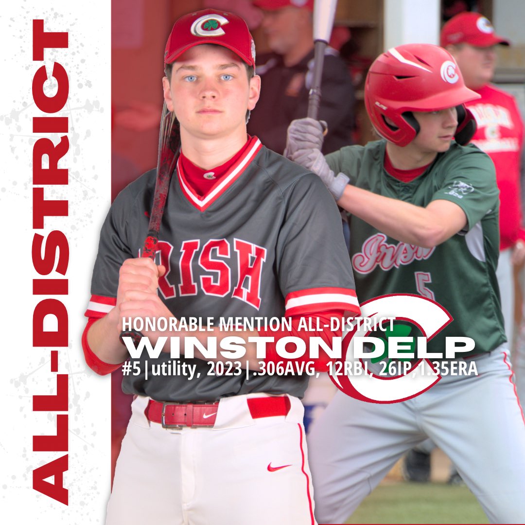 Congratulations to <a href="/DelpWinston/">Winston Delp</a> for being named Honorable Mention All-District!