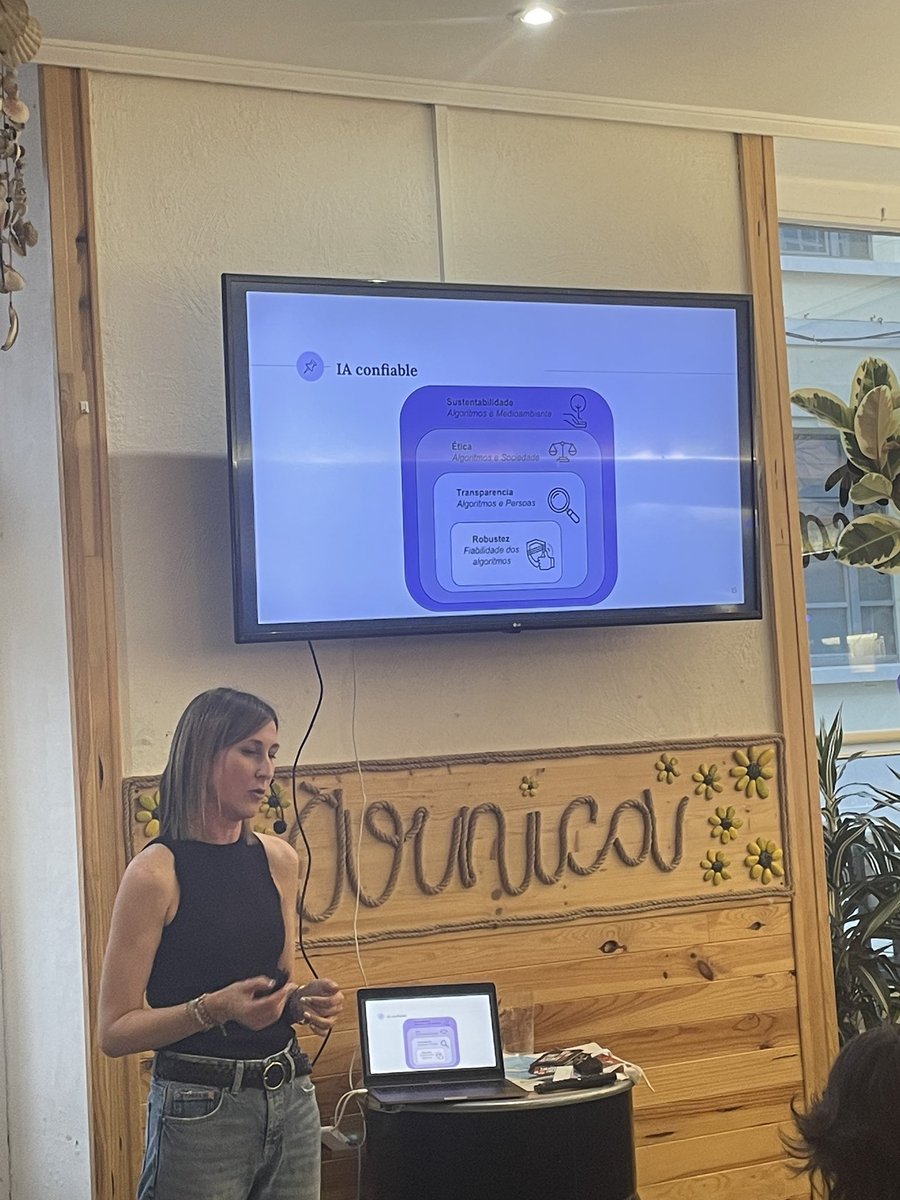marisa castiñeira (@mcastigarcia) on Twitter photo Queremos IA, sen medos, pero queremos IA confiables; Sustentables, éticas, transparentes e robustas. <a href="/veronicabolon/">Verónica Bolón</a> #Pint23LCG #Pint23ES Queremos IA, sen medos, pero queremos IA confiables; Sustentables, éticas, transparentes e robustas. <a href="/veronicabolon/">Verónica Bolón</a> #Pint23LCG #Pint23ES