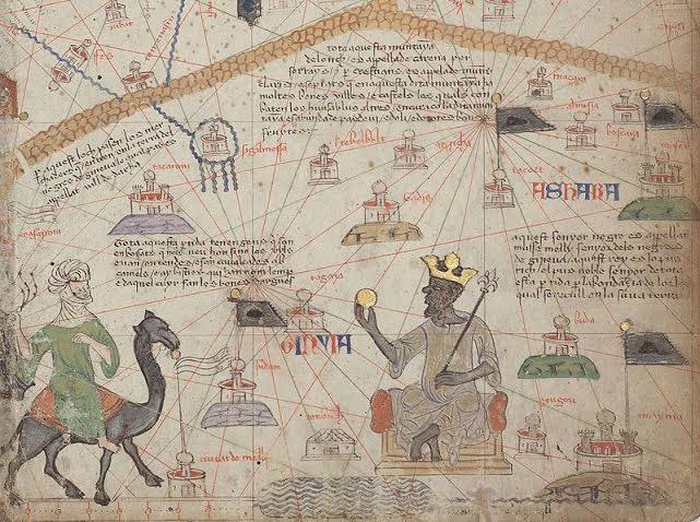Joe__Bassey's tweet photo. Would the Trans Atlantic Slave Trade and the subsequent colonization of Africa have happened if Mansa Musa never went on a pilgrimage to Mecca in 1324 C.E.,? 

History teaches us that Europeans that enslaved Africans and colonized Africa had no ambition project to enslave Africans and colonize Africa prior to stories of it’s fabulous wealth reached Europe. 

The Catalan Atlas, created in 1375 C.E. by Spanish cartographers, shows West Africa dominated by a depiction of Mansa Musa sitting on a throne, holding a nugget of gold in one hand and a golden staff in the other.

Prior to Mansa Musa’s pilgrimage to Mecca, EUROPEANS had no idea about Africa, its people, empires and wealth. 

 If Mansa Musa was not a Muslim and had he not went on a pilgrimage to Mecca, Trans Atlantic Slave Trade and colonization of Africa, would probably not have taken place. 

#Africa