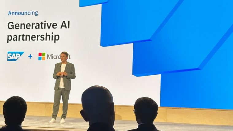 ShellyKramer's tweet photo. I recently attended the #SAPSapphire event in Orlando, and one of the highlights was @SAP’s collaboration with @Microsoft to integrate #generativeAI with its SAP SuccessFactors solution for talent management and development. Learn more: https://t.co/2q0TGPqft2

#Microsoft #SAP https://t.co/dJmolo5itA