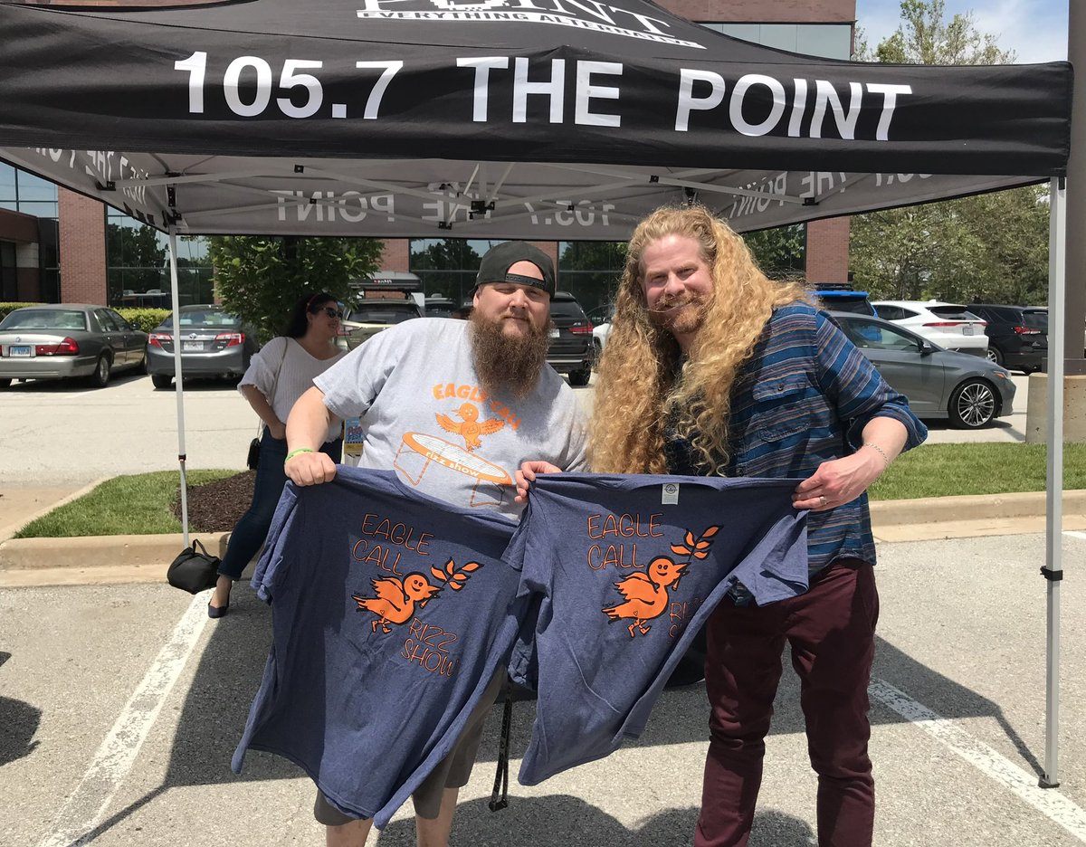 1057thePoint's tweet photo. The first @impactlifeblood Drive of the year is currently underway at @firstcommunity Credit Union Chesterfield with @KingScottRules of The @RizzShow! Thanks to all who have donated! https://t.co/oSYJPyv9sW