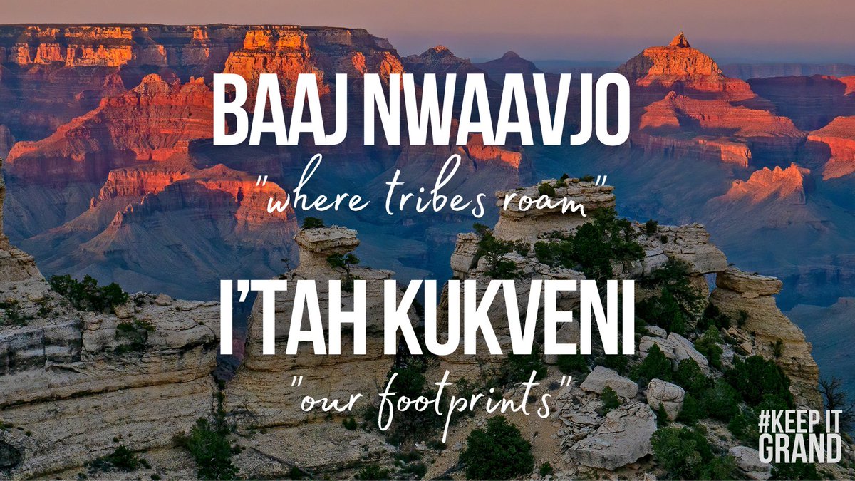 Thank you <a href="/SecDebHaaland/">Secretary Deb Haaland</a> for meeting with the Grand Canyon Tribal Coalition in AZ to discuss the proposed designation of Baaj Nwaavjo I’tah Kukveni Grand Canyon National Monument! We support this Tribally-led effort &amp; hope <a href="/POTUS/">President Donald J. Trump</a> takes action! addup.sierraclub.org/campaigns/supp…