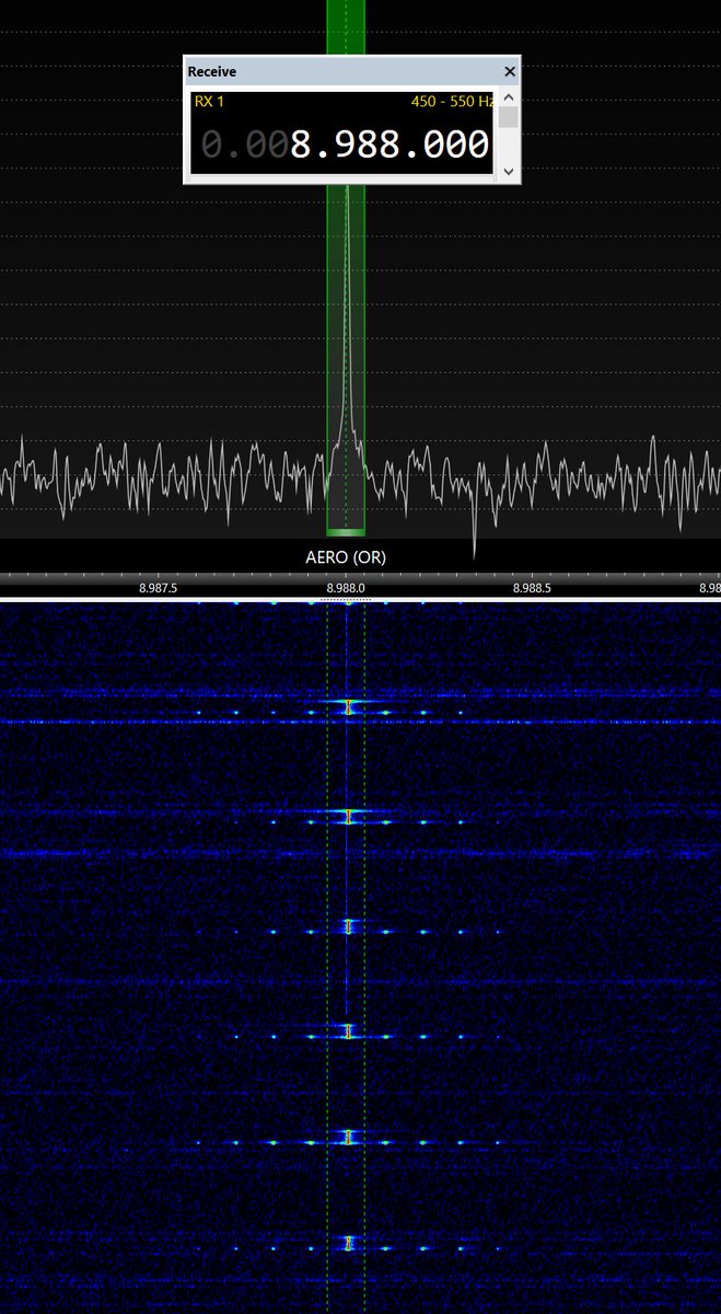 geoff_mcmaw's tweet image. Another of my little #dashoddity signals. Blasting away on 8988 kHz. Interval of around 27 seconds. #unid Belfast, NI 1926z