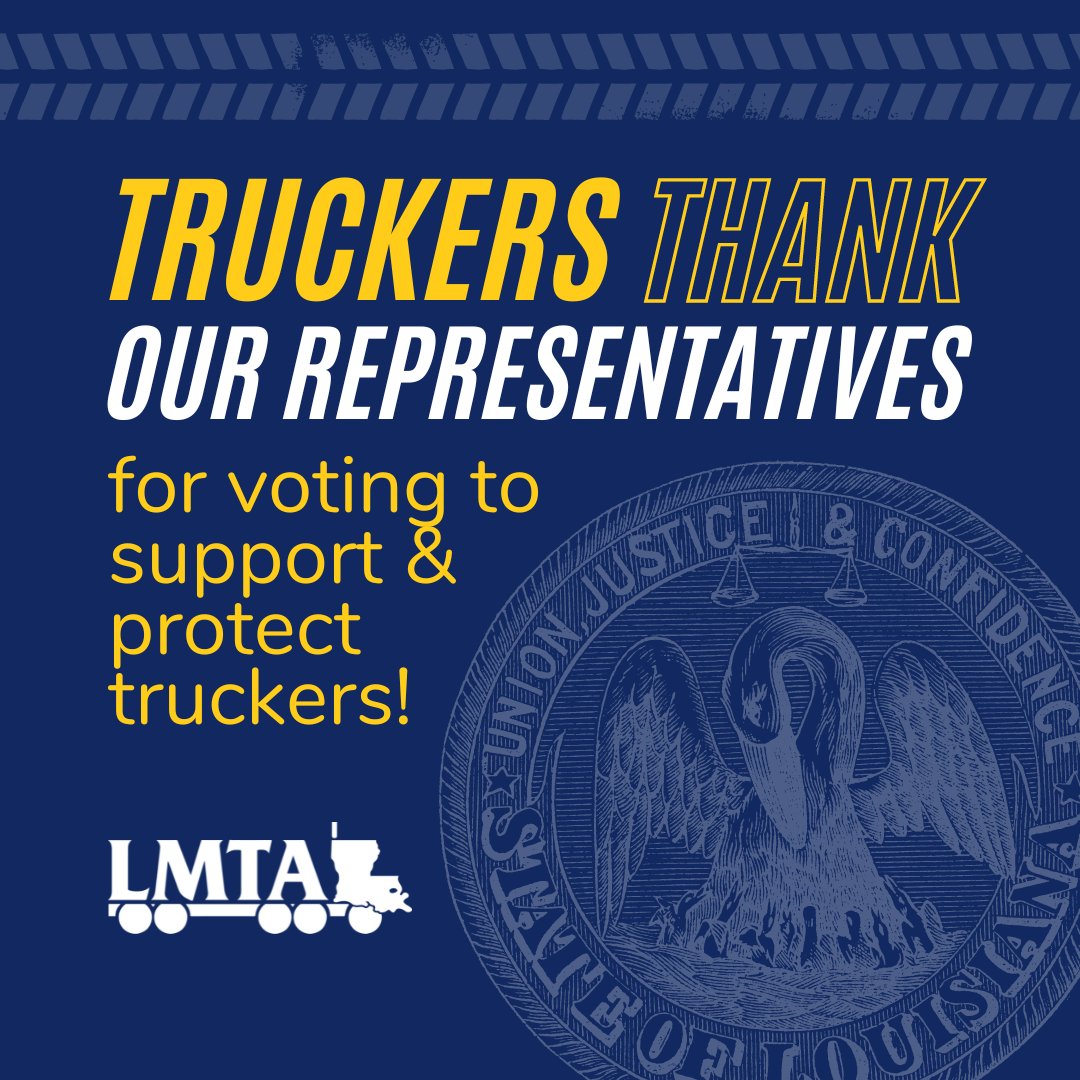 TruckinginLA's tweet photo. Today we thank the House Civil Law & Procedure Committee for supporting SB 196, moving us one step closer to creating the Litigation Financing Disclosure and Security Protection Act!
#LitigationFinancing #LouisianaLegislation #TruckingInLA #Lalege https://t.co/uplzYIM7wY