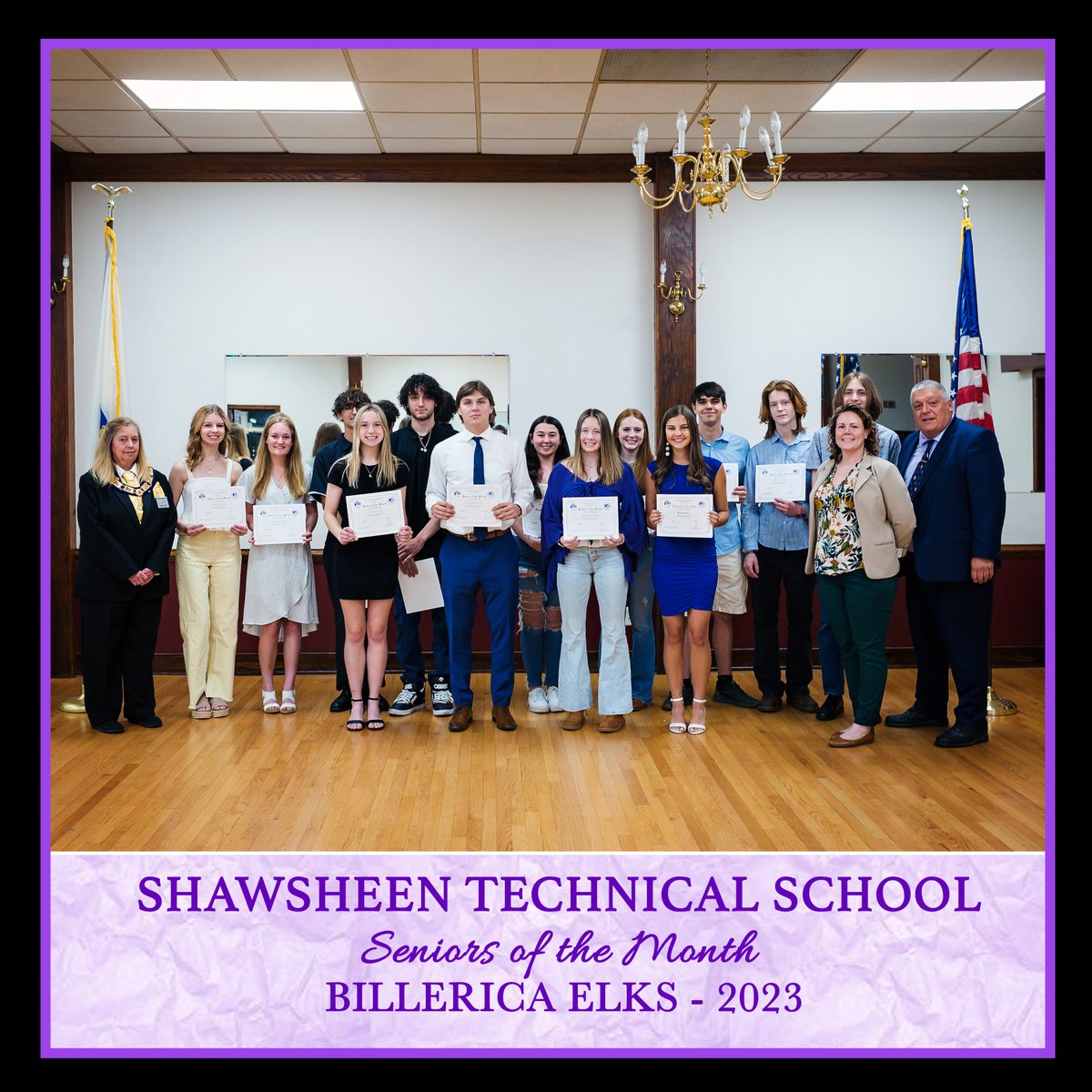 shawtech_hs's tweet image. Congrats to this year's #SeniorsOfTheMonth! Shawsheen's 2023 recipients were honored by Teenager of the Month Chair @RonFusco3 at the Billerica Elks, and were congratulated by Rep. @MarcTLombardo, @RepKenGordon, and @Rep_Robertson. Well done RAMS! #ShawTechSuccess #ShawTechSenior
