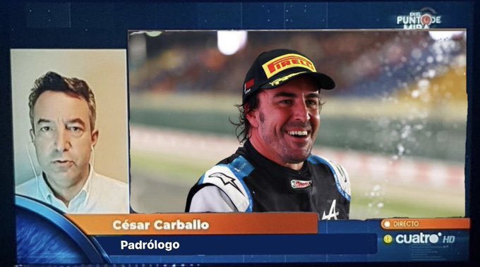 César Carballo, padrologia specialist: 

“Fernando Alonso is the best ever  driver in F1”

😎