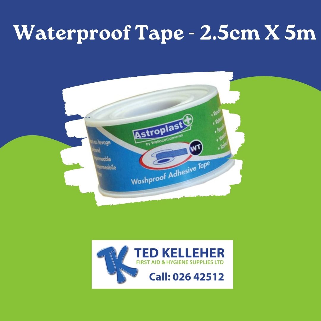 Waterproof Tape - 2.5cm X 5m

tedkelleher.ecom-store.com/index.php?rout…

#firstaid #sportsinjuries