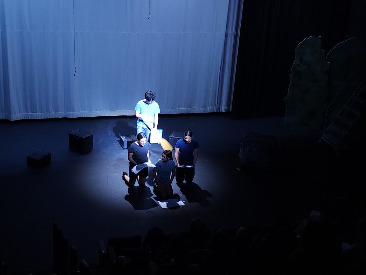Di_R0's tweet image. G10 #myptheatre students devised a piece, "Lord of the Flies Meets the Boys from Ata." It was a compelling work, evoking themes from both stories and bringing the author's voice into our understanding of perspective. Congrats to Ms. Hirsch &amp;amp; her students 🎭 
@AISLearns #aislearns