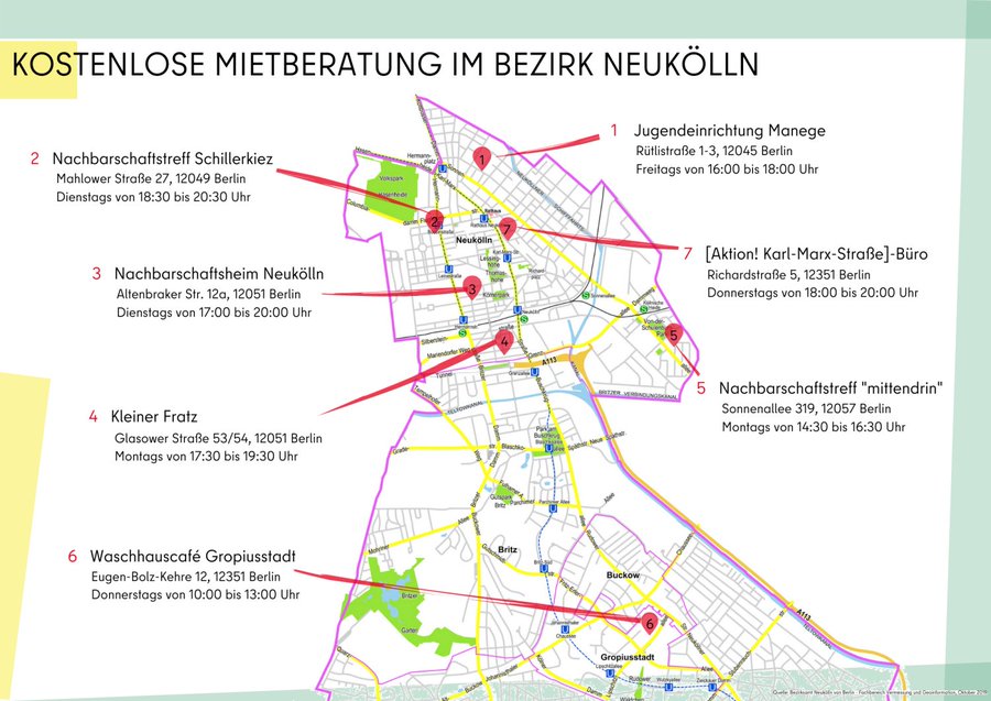 🔑🗝️🔑Kostenfreie #Mieterberatung 
jeden Dienstag von 18.30 – 20.30 Uhr
im #Nachbarschaftstreff im #Schillerkiez🗝️🔑🗝️
nbh-neukoelln.de/angebote/miete…
#NBHnk #Neukölln #Neukoelln 
und: 
berlin.de/ba-neukoelln/p…
