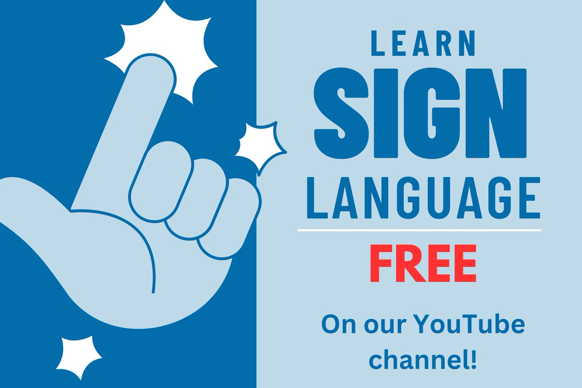 Go to our YouTube channel to learn sign language for FREE! Link below and in our bio. See you there!

Link: youtube.com/@assistivetech…

#assistivetech #assistivetechu #assistivetechnology #assistivetechnologytalk #assistivedevice #assisitivedevices #americansignlanguage