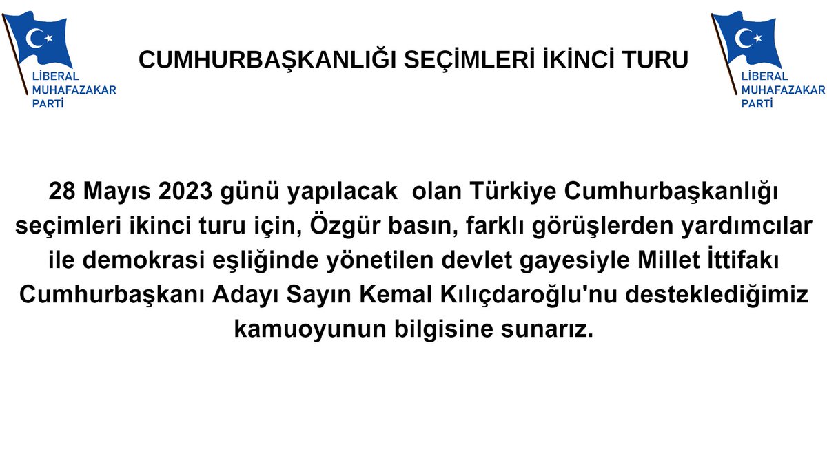 Cumhurbaşkanlığı Seçimleri İkinci Turu