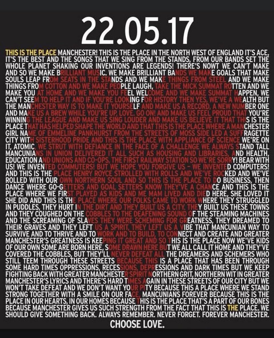 #Manchester22 #ManchesterRemembers #ManchesterArena