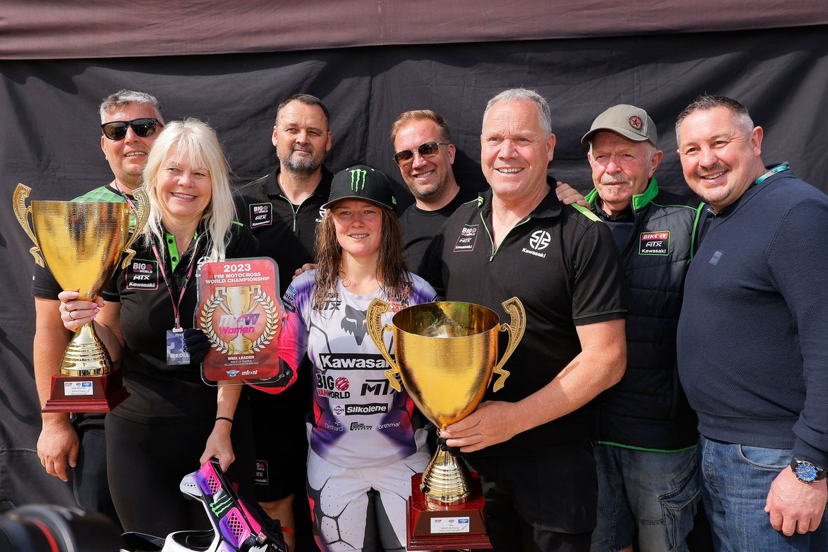 Courtney Duncan makes history over the weekend by bringing home her 22nd career Grand Prix win at @mxgp 🏆 #RaceKawasaki #RaceKX #Kawasaki #GoodTimes
