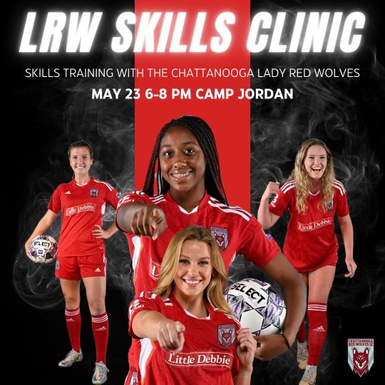 Train with the Lady Red Wolves!

Join us tomorrow, May 23rd at Camp Jordan for a skills clinic from 6:00 p.m.-8:00 p.m. 👉 Open to participants ages 5-14 

#DaleLobas 🔴🐺