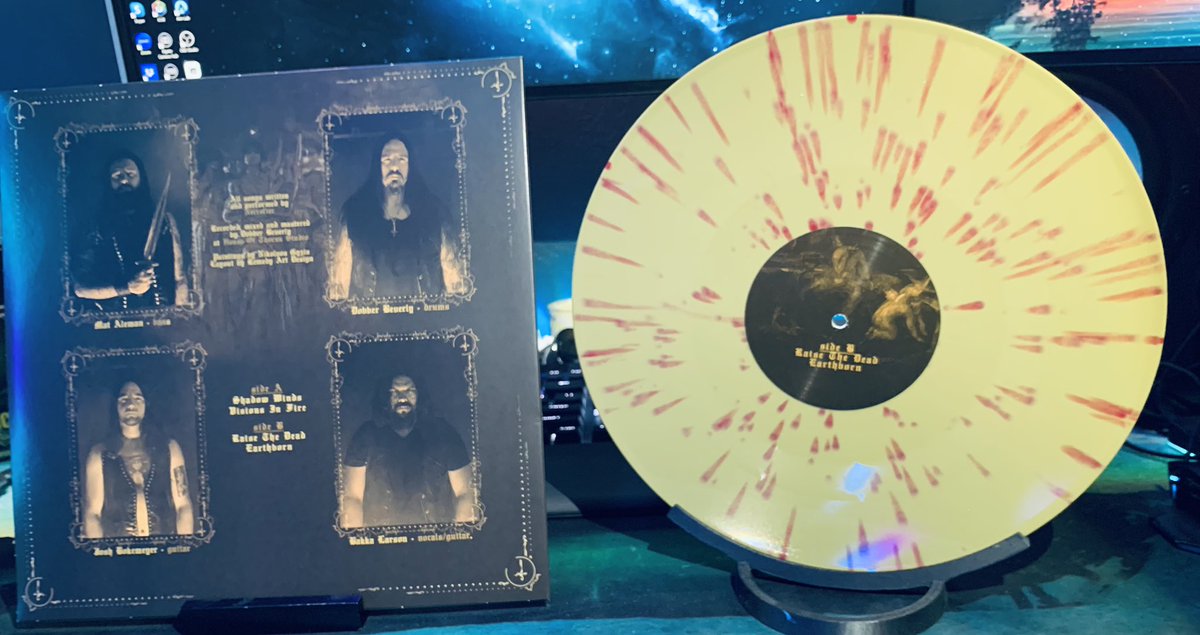 NECROFIER - Visions In Fire | 2018 | EP | Marbled Vinyl 🇺🇸 | #atmosphericblackmetal ⚛︎ #blackmetal ⚛︎ #blackmetalhead ⚛︎ #grindcore ⚛︎ #heavymetalmusic ⚛︎ #housemusicallnightlong ⚛︎ #housemusicdj ⚛︎ #housemusiclovers ⚛︎ #instaguitarist ⚛︎ #melodicblackmetal