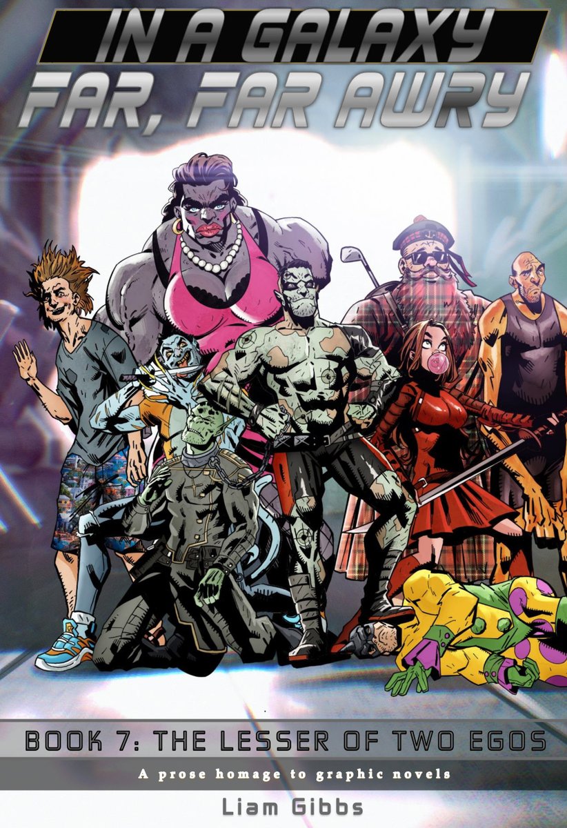 Book 7 is almost on its way! It'll be strictly a convention item for now, but I'll have it online one o' these days.

#iagffa #ampublishing #amwriting #sciencefiction